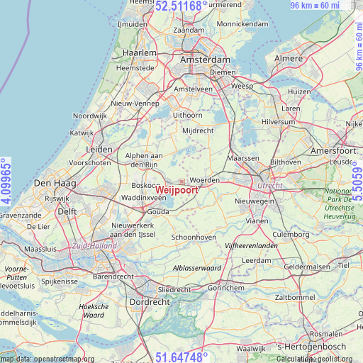 Weijpoort on map