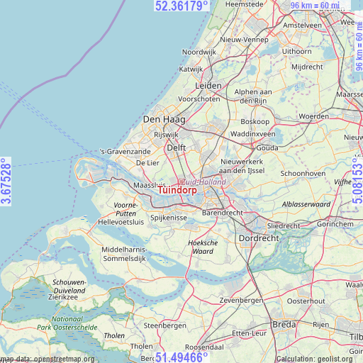 Tuindorp on map