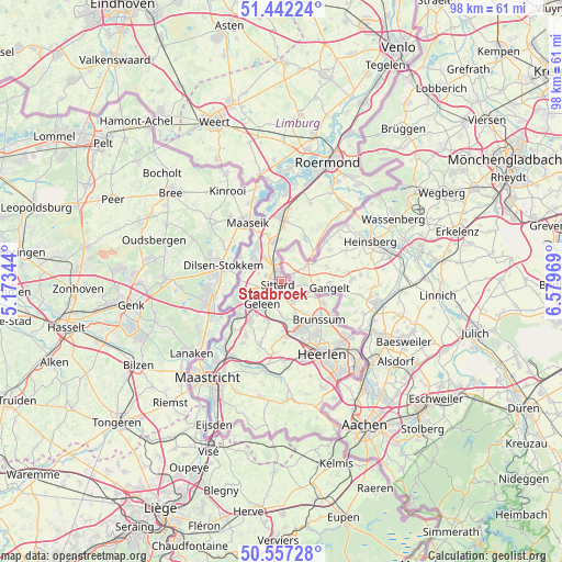 Stadbroek on map