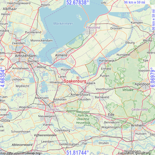 Spakenburg on map