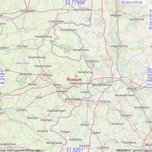 Rossum on map