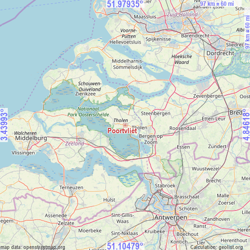 Poortvliet on map