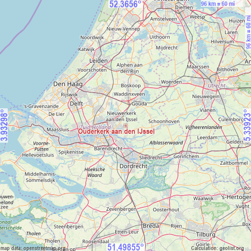 Ouderkerk aan den IJssel on map