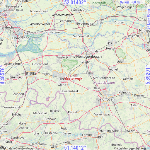 Oisterwijk on map