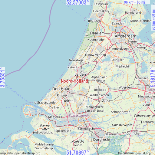 Noord-Hofland on map