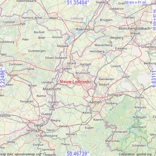 Nieuw-Lotbroek on map