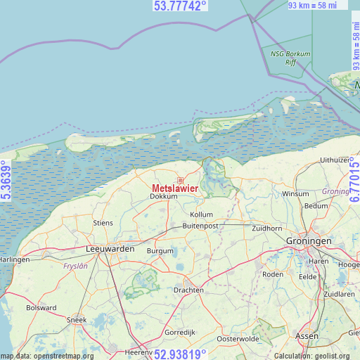 Metslawier on map