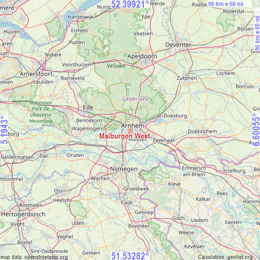 Malburgen West on map