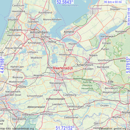 Maartensdijk on map