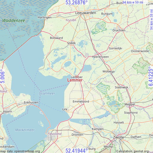 Lemmer on map