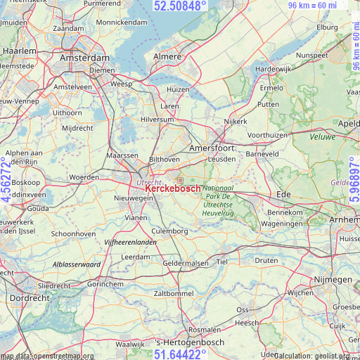 Kerckebosch on map