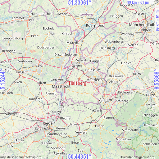 Hulsberg on map