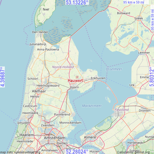 Hauwert on map