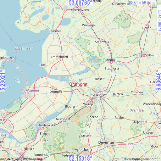 Grafhorst on map