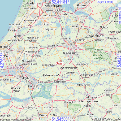 Graaf on map