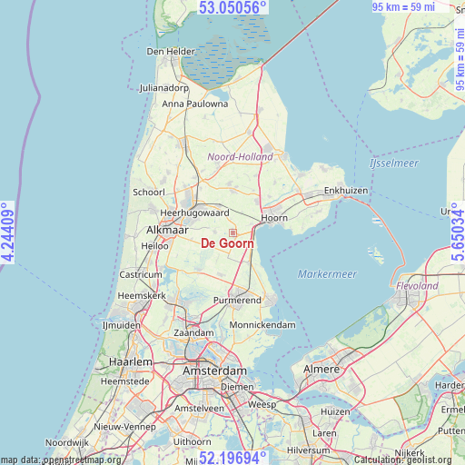 De Goorn on map