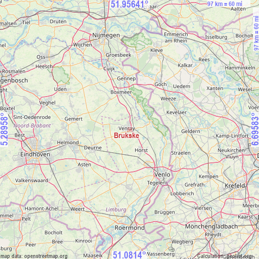 Brukske on map