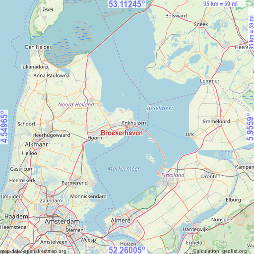 Broekerhaven on map