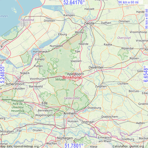 Brinkhorst on map