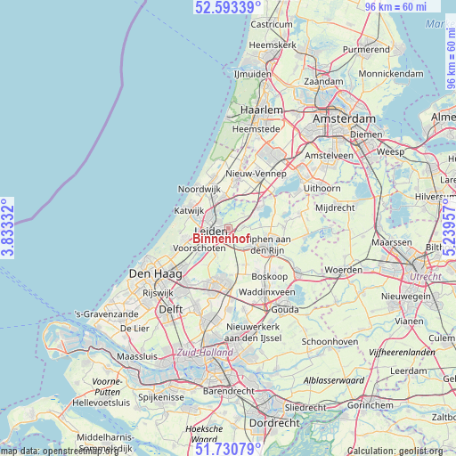 Binnenhof on map