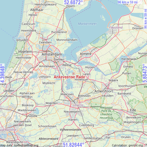 Ankeveense Rade on map