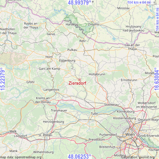 Ziersdorf on map