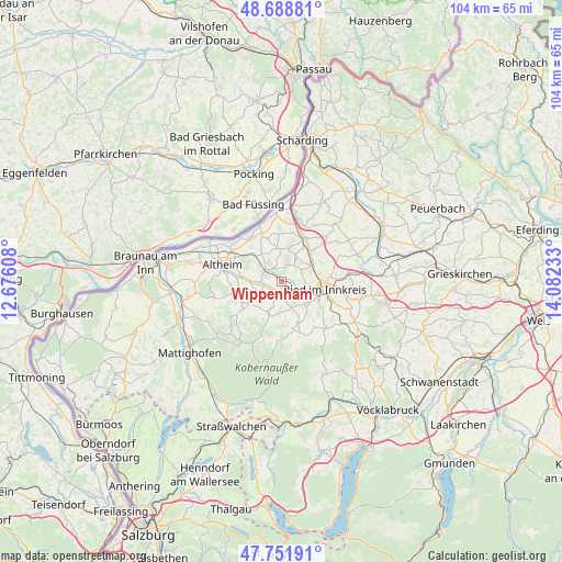 Wippenham on map