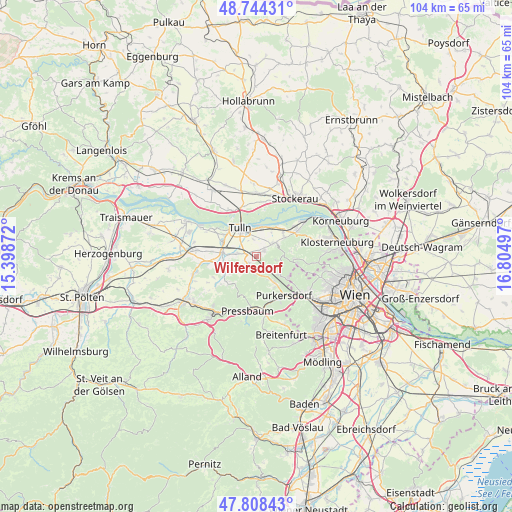 Wilfersdorf on map
