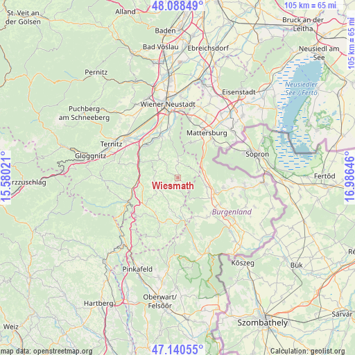 Wiesmath on map