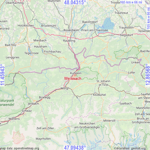Weissach on map
