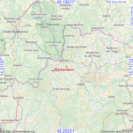 Waldenstein on map