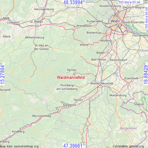 Waidmannsfeld on map