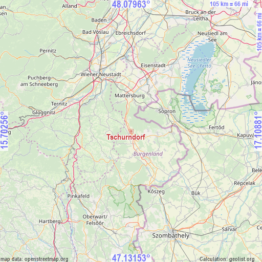 Tschurndorf on map