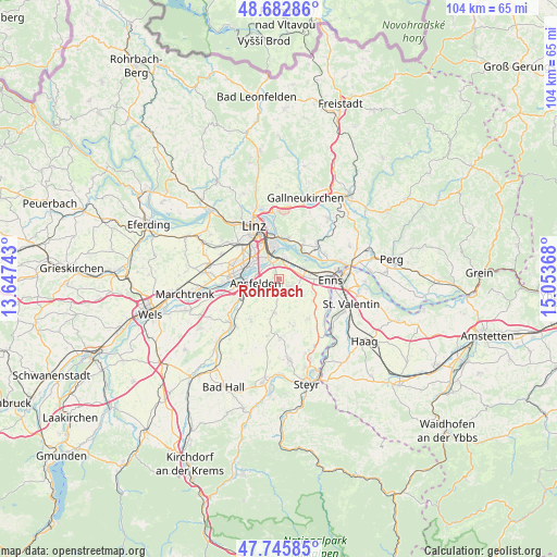 Rohrbach on map