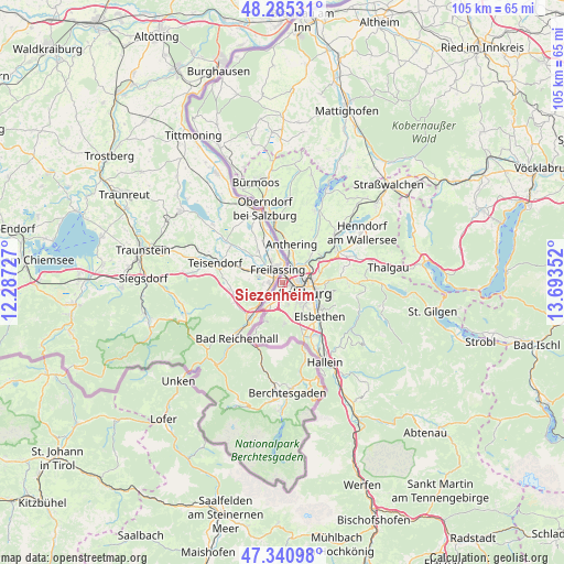 Siezenheim on map