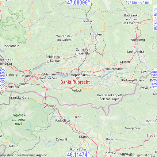 Sankt Ruprecht on map