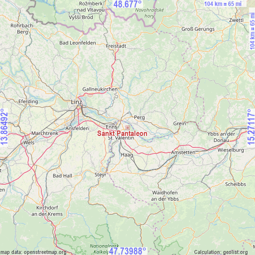 Sankt Pantaleon on map