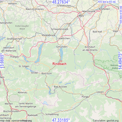 Rindbach on map