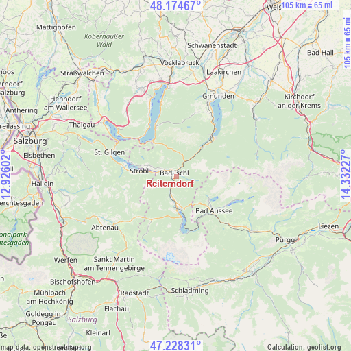 Reiterndorf on map