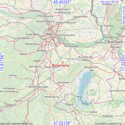 Reisenberg on map