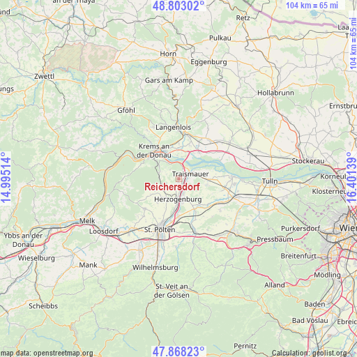 Reichersdorf on map