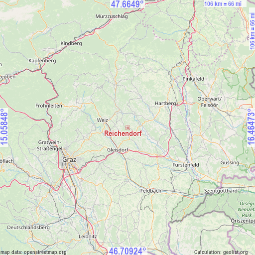 Reichendorf on map