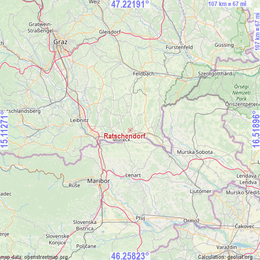 Ratschendorf on map