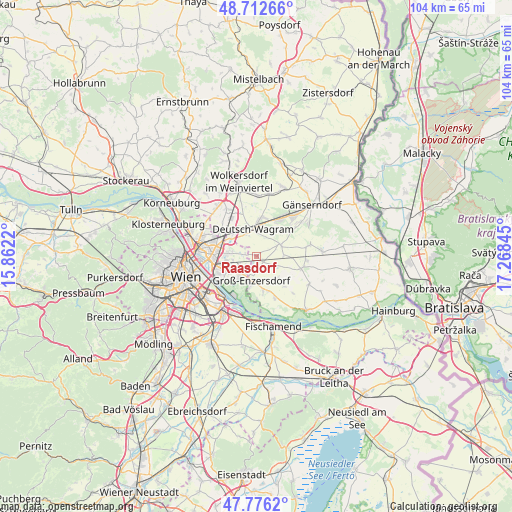 Raasdorf on map