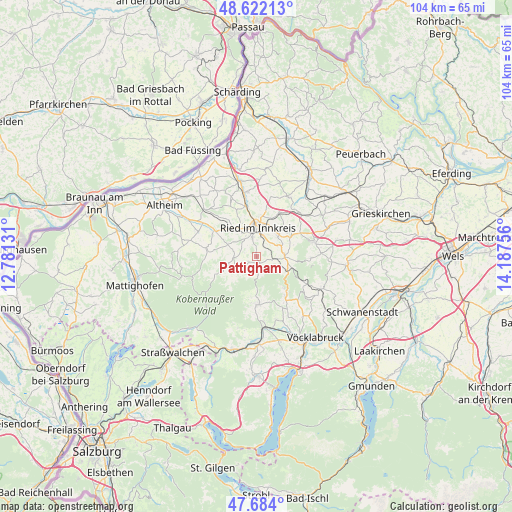 Pattigham on map