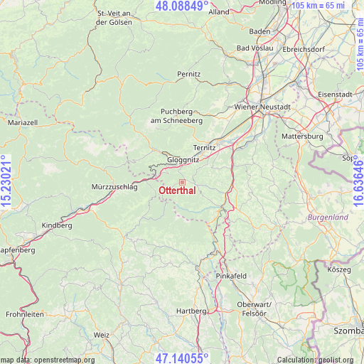Otterthal on map