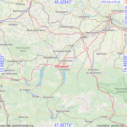 Ohlsdorf on map