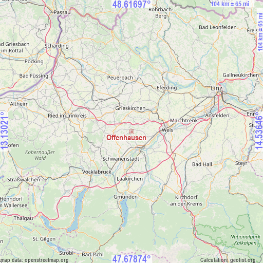 Offenhausen on map