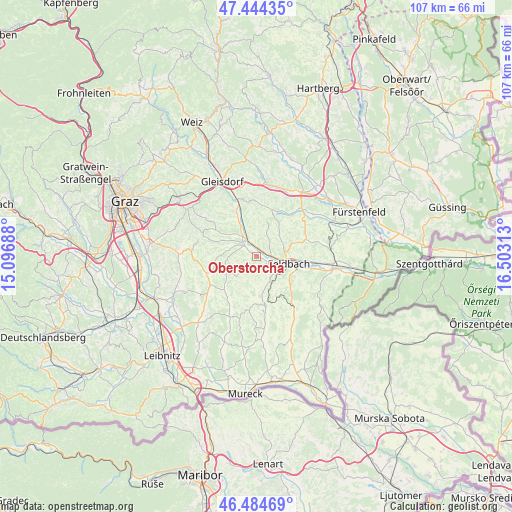 Oberstorcha on map
