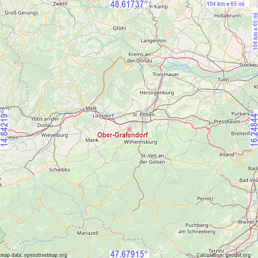 Ober-Grafendorf on map